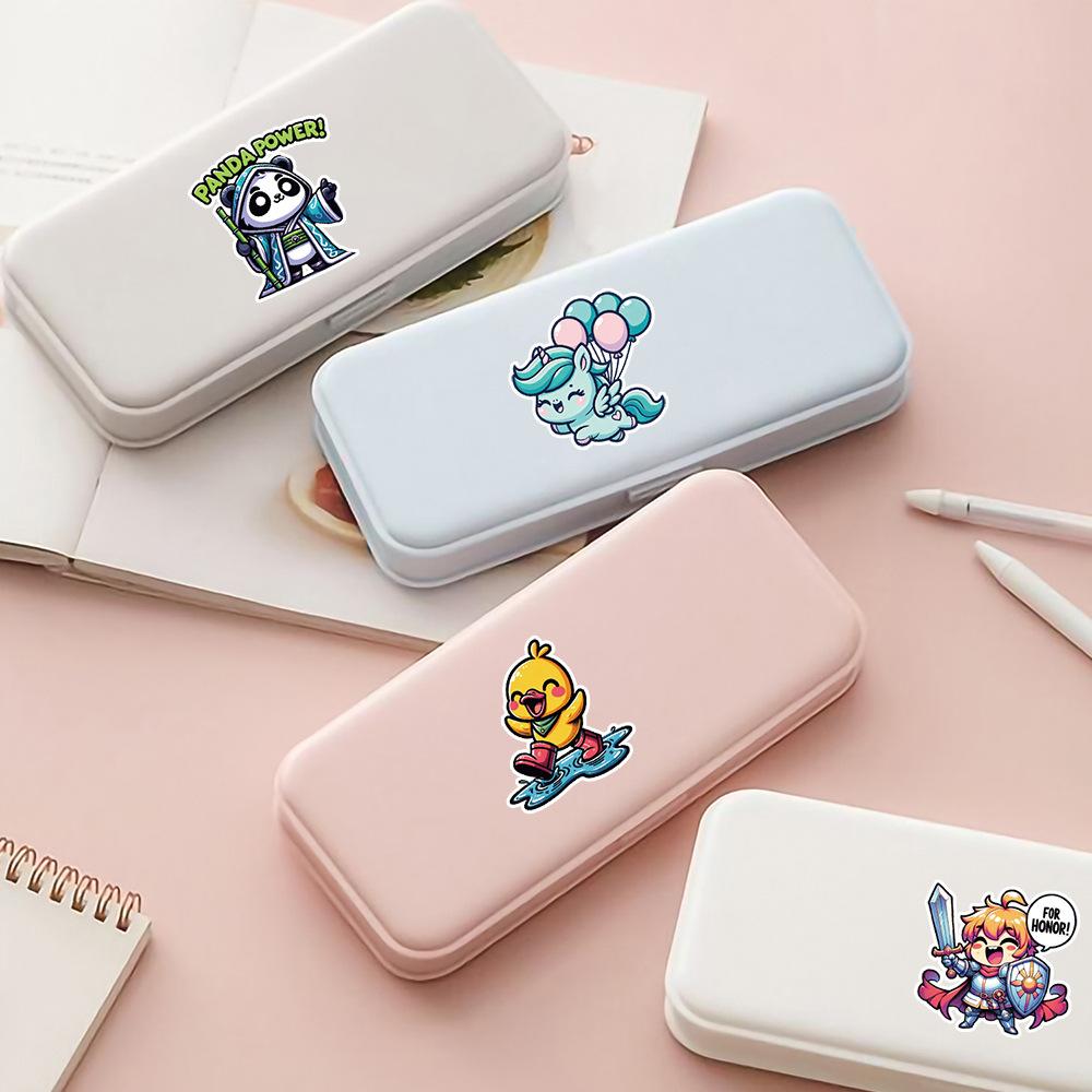 100 INS Cute Stickers Pack Notebook Paper Decoration Stickers Waterproof Creative Children's Cartoon Stickers
