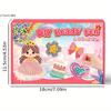 Kit Fai da Te con Perline per Bambini con Penna per Perline e Scatola Sigillata Portatile - Principessa 5 Modelli