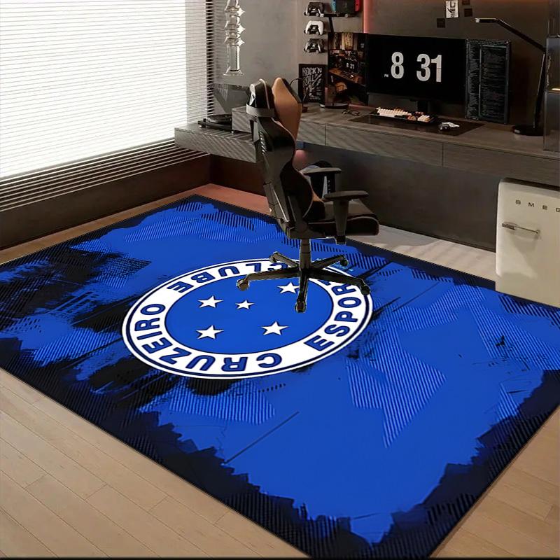 Fc Emblem Printed Office Carpet Chair Cushion  Entryway Rug, Rugs for Living Room, Bedroom Christmas gifts