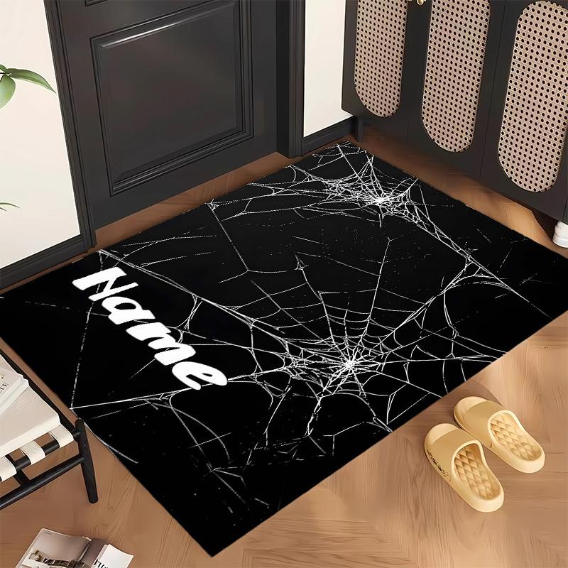 Dark Gothic (1) Personalized Name Office Carpet Stylish Decor for Living Room Bedroom Kitchen