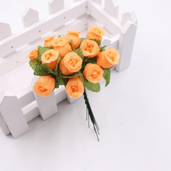 1 bukett kunstig blomst 12 rosehoder DIY Craft Home Party Bryllupsdekor