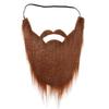 Barba Finta di Halloween Baffi Finti Divertenti Accessori per Travestimenti Baffetti Peli Facciali con Cordino Elastico Regolabile