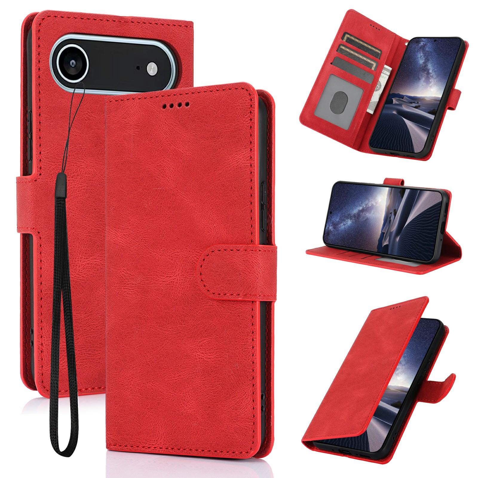 

For iPhone Air Case PU Leather Phone Cover with Wallet Stand