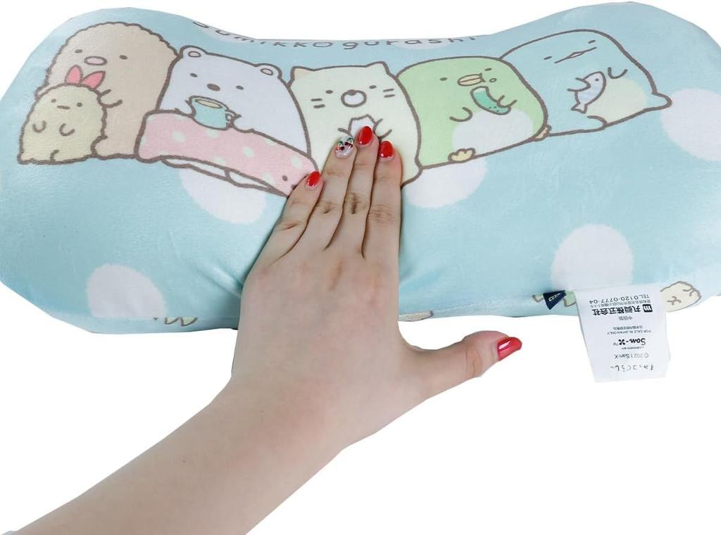 Marushin Sumikko Gurashi Backrest Lumbar Soft and Perfect Gift for Birthdays and Product 6575017600 Cushion, Pillow, Low-Rebound, Comfortable,