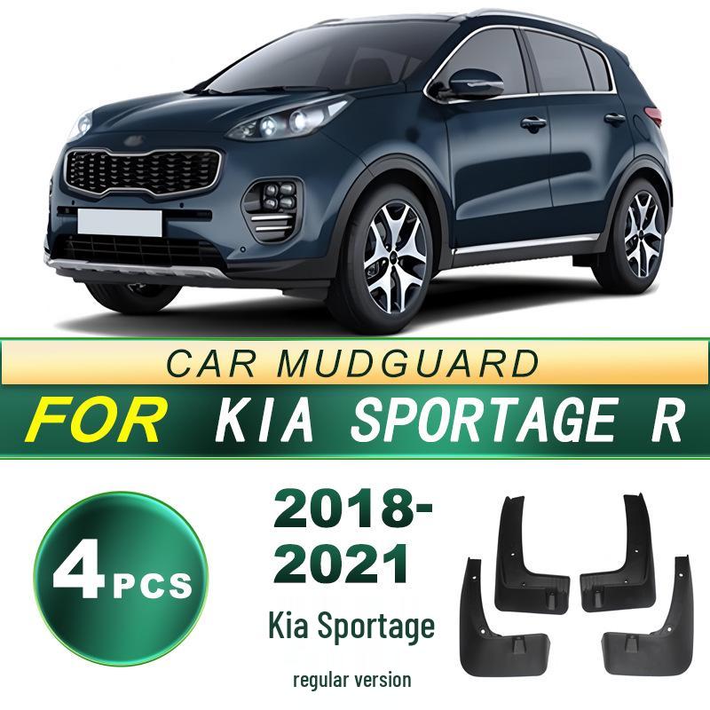 Kia Sportage (18-21) Soft Rubber Mud Flaps - Standard Version, Customized Mud Guards