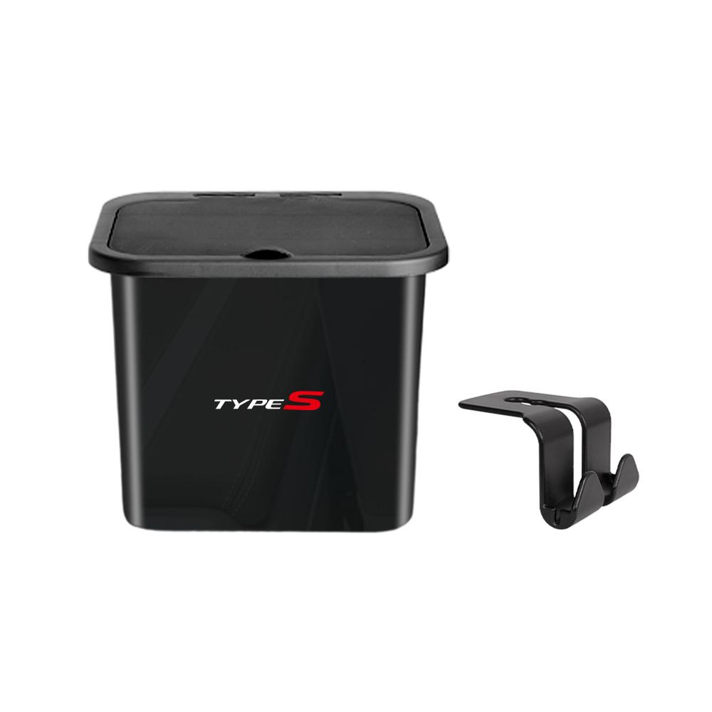 Car Trash Can Seat Back Hanging Storage Box Phone Holder Rubbish Can For Honda Fit Jazz City Odyssey Jazz Mugen CRV Accord Civic