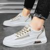 Summer new sports and leisure little white board shoes men's thin breathable mesh shoes