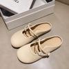 French High-end Bag Head Half Slippers Women's Summer Wear Fashion 2025 New Summer Flat Beach Muller Shoes