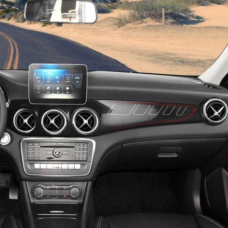 LHD Is Used for Mercedes-Benz C117 CLA X156 GLA Modified Central Control Instrument Panel Trim 2013-2018