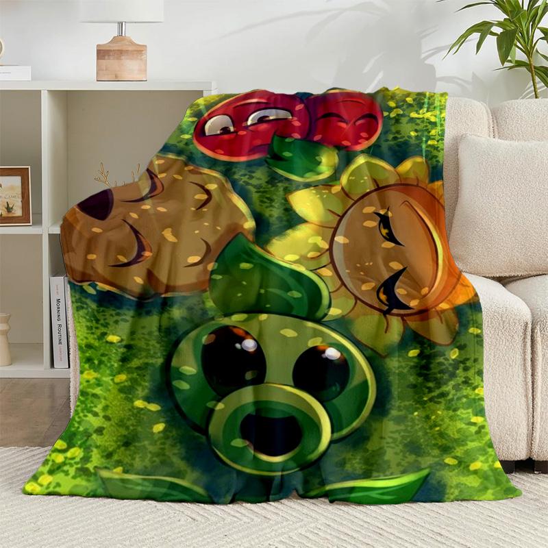 1PC Zombie Party  Flannel Blanket Gift, Suitable for Both Men And Women, Soft Ideal for Beds And Sofa, Birthday Or Christmas Gift
