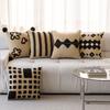 Pillow Sofa Living Room Pillow Bedside Office Car Nordic Style Jute Pillow Case Core Cushion Household