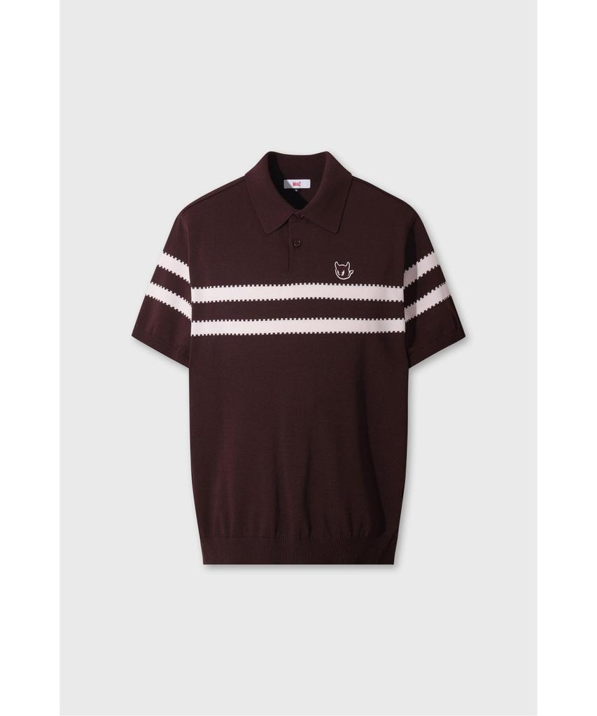 WAAC Men Waacky Stirpe Knit Polo Wmwaa26604Wid