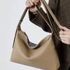 Versatile Commuter Shoulder Bag New Cowhide Underarm Bag Textured Messenger Bag