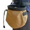 Waterproof Rock Climbing Chalk Bag Drawstring Dry Magnesium Powder Pocket  Camping