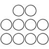 10pcs Replacement Rubber Sealing Rings For Cups Heat Resistant Dishwasher Safe Cup Lid Gaskets
