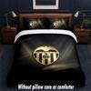 Valencia FC Design Bed Bedding Set 1 Duvet Cover + 2 Pillowcases Soft Breathable Household Bed Linens