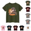 Drukke Mode Casual Korte Mouw T-shirts voor Jongens en Meisjes
