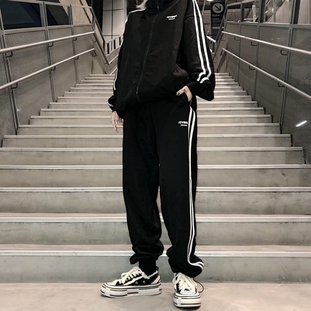 Tracksuit Set with Loose Plus C2231A D.IIZOO Women's Korean-Style Set, 2-Piece Hoodie, Activewear, Casual, Sportswear, Loungewear, Fit, Sizes,