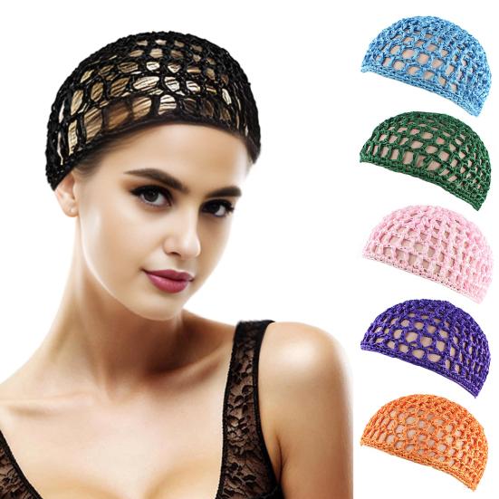 Plasă de Păr din Tricot Elastică Plasă de Păr Confortabilă și Respirabilă cu Margini Elastice Potrivire Sigură Capac de Bază pentru Perucă Soluție pentru Îngrijirea Părului