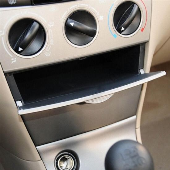 Peach Wood Center Console Storage Box Panel Cover For Toyota Corolla 2003-2008