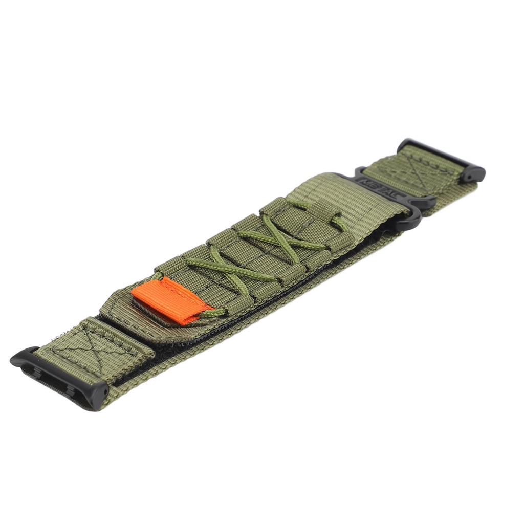 Řemínek na hodinky se suchým zipem Nastavitelný nylonový řemínek na hodinky Náhradní pro muže ženy OD Green