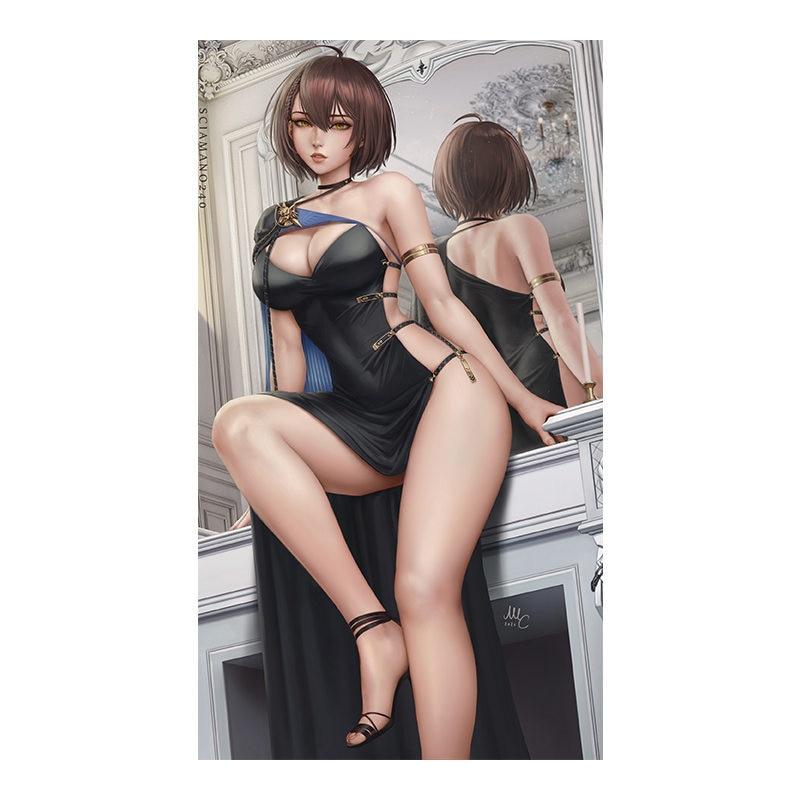 Print Canvas Game Angel Warrior Nude Sexy Girl Art Poster Living Room Bedroom Hanging Picture