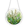 20cm 2D Acrylic Puzzle Garden Sun Catcher Hanging Ornament Spring Themed Bird Design Decorative Window Hanging Art Piece