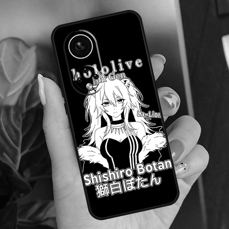Shishiro Botan Hololive Case For Honor Magic 6 7 8 Pro Honor 400 200 70 90 Lite X8c X8b X9a X9c X9b X9d Win RT Cover