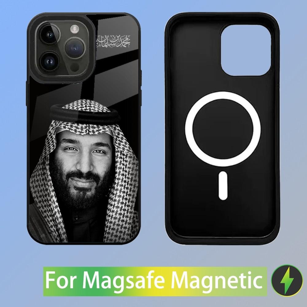 

Mohammed bin Salman MBS Phone Case For iPhone 16,15,14,13,12,11,Plus,Pro,Max Mini Magsafe Magnetic Wireless Charging iPhone14promax