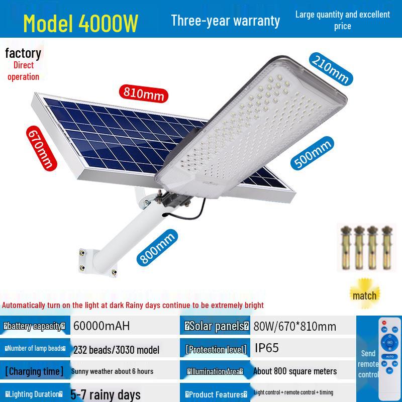 Golden Bean High Power Solar Wall Lights for Outdoor Courtyard - Super Bright New Rural Household Lighting