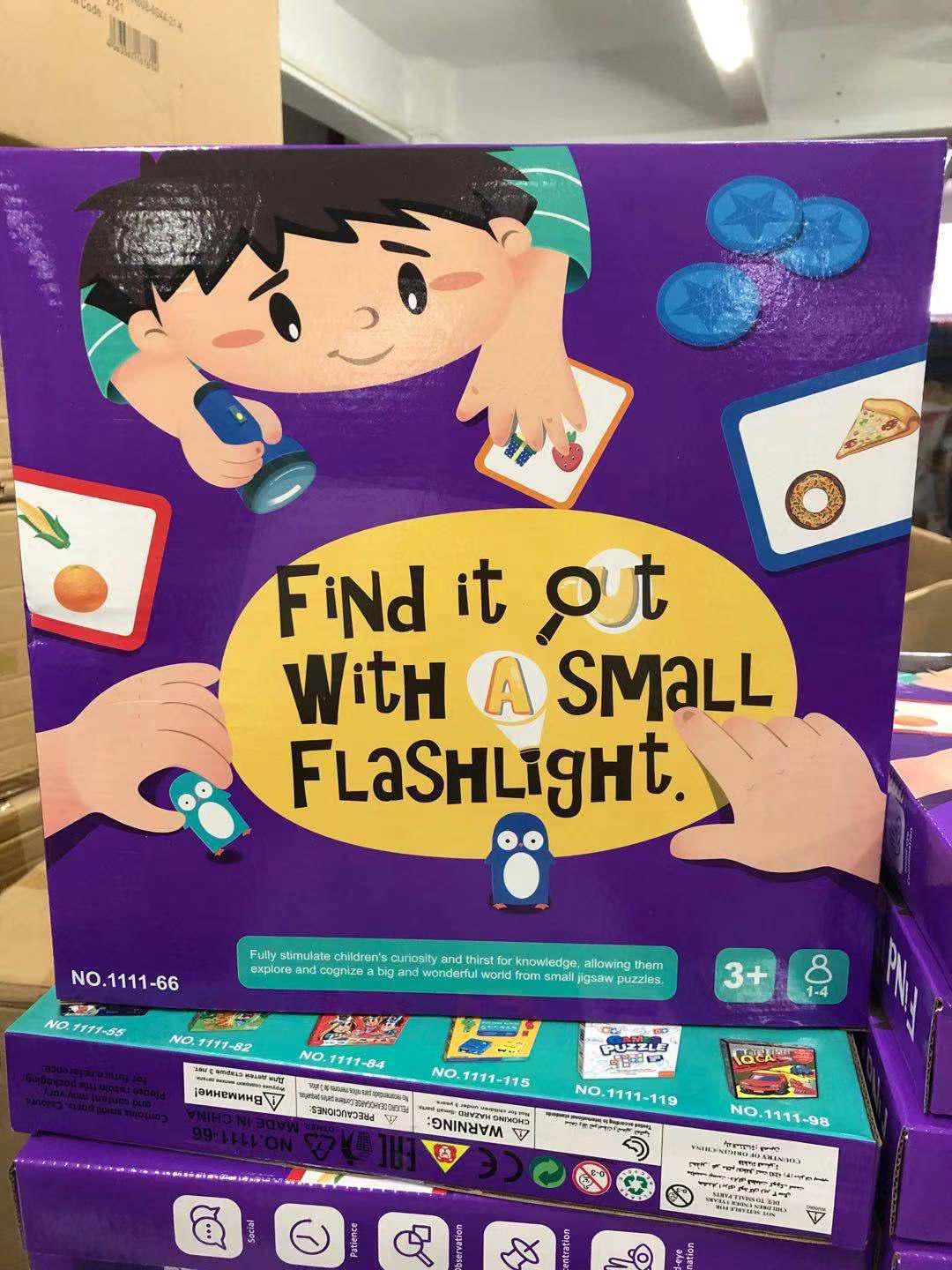 

Фонарик Discover-It Mini: Детская настольная игра для взаимодействия родителей и детей и тренировки памяти.