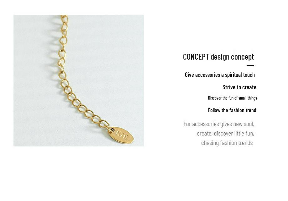 French Niche Eight-Pointed Star Pendant Necklace, Double Chain, 18K Gold-Plated Titanium Steel Clavicle Chain Jewelry P574