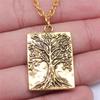 Golden Animals Plants Nature Themed Pendant Antique Color Metal Men Collar Necklace Best Seller