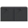 Wall Mounted TV Cabinet Black 59.5 x 31 x 30 cm