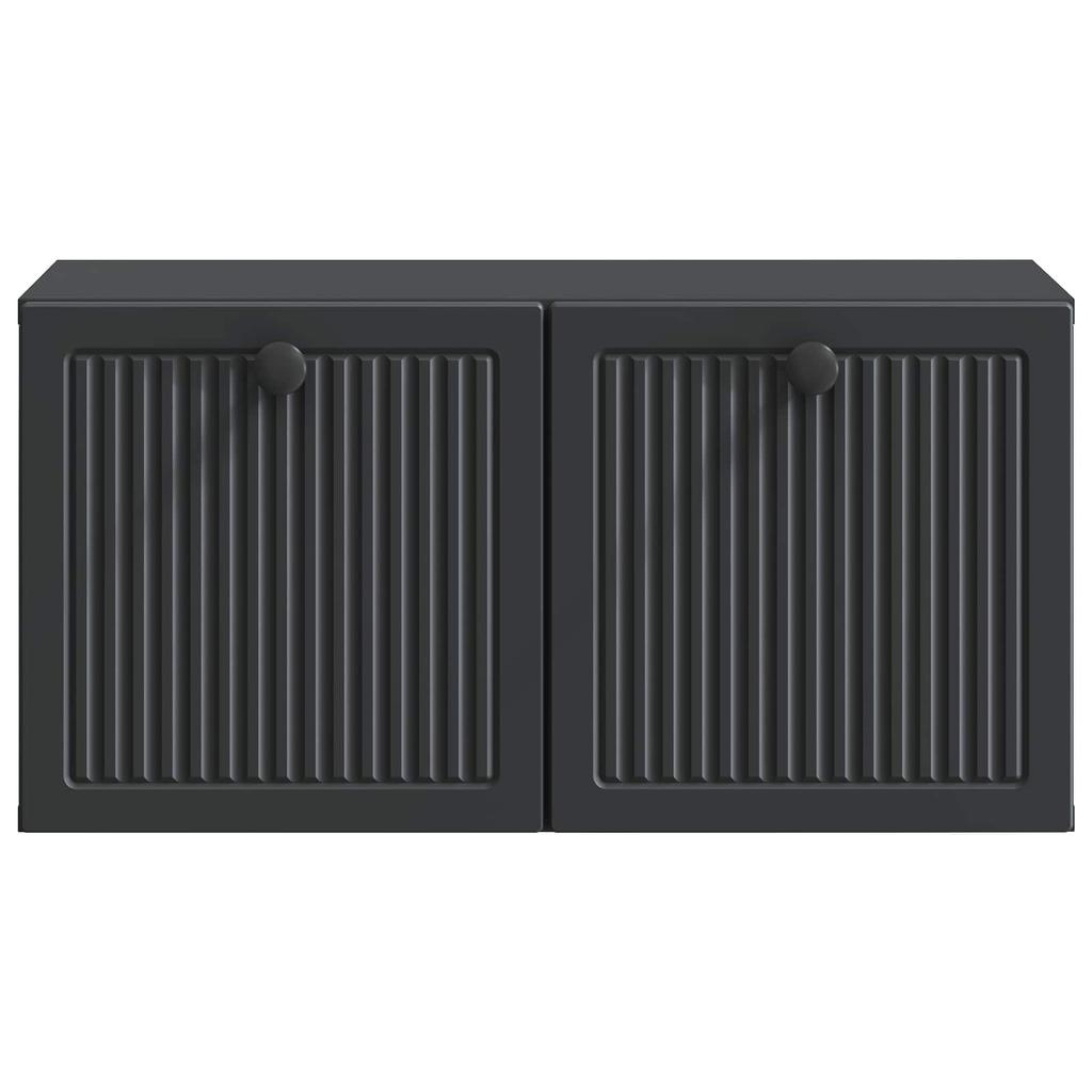 Wall Mounted TV Cabinet Black 59.5 x 31 x 30 cm