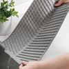Silicone Draining Board Mat Drying Pad Folding Heat  Machine Mat with Raised Edges Countertop Mats Dish for Kitchen Pot Cup