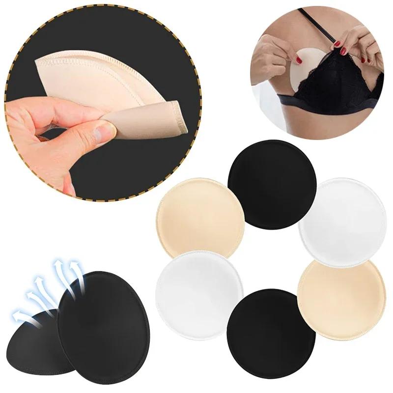2/20pcs Round Sponge Push Up Bra Pads Set for Women Invisible Insert Swimsuit Bikini Breast Enhancers Chest Cup Pads Accessories