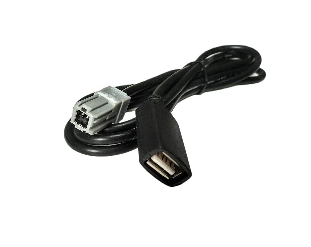 Оригинальный Honda Navigation Gazazz 08A41-0U0-020 Совместимый USB-кабель для iPhone, iPod, смартфона, одновременного воспроизведения музыки и зарядки 120cm чёрный