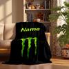 monster Custom Flannel Blankets Soft Warm Cozy Throws for Home Decor Holiday Gifts