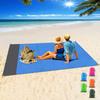 Beach Blanket Sandproof 200 X 140Cm Waterproof Beach Mat Lightweight Picnic Blanket For Travel Hiking Sports