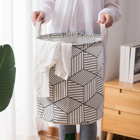 Large Capacity Foldable Clothing Holder Laundry Basket Storage Bag Organizer