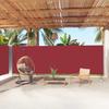 VidaXL Retractable Side Awning Red 200x1000 Cm 318047