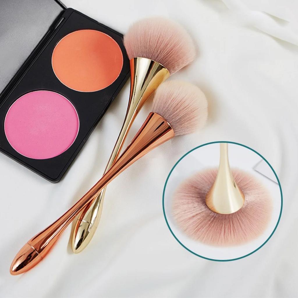 1 szt. Duży Rozmiar Miękki Puszysty Pędzel Profesjonalny z Brokatowym Pudrem do Czyszczenia Pyłu z Paznokci Kobiety Dziewczęta Manicure DIY Narzędzie do Makijażu Piękna