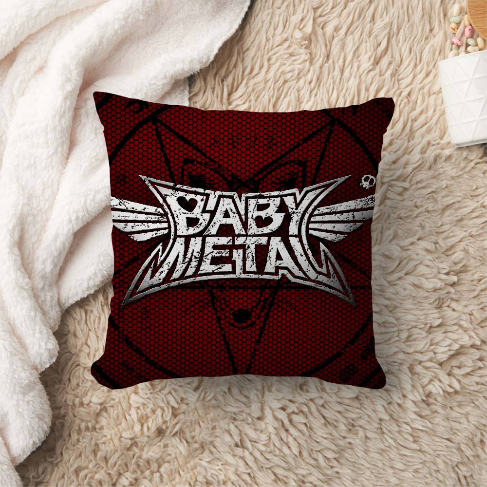 Japanese BBABYMETAL Band Music Cushion Cover Decorative Pillow Sofa Home Decor Case Pillow Cases