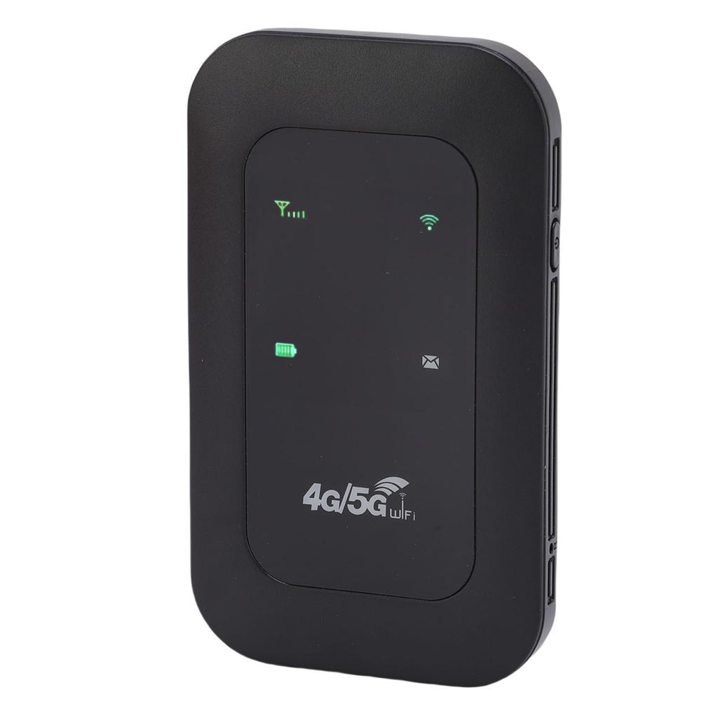 4GWiFi Hotspot Supports 10 Connected Devices LTE Mobile Router for Travel 300Mbps High Speed SIM Card Slot Indicator
