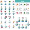 Theme Ocean Cake Flags Mermaid Starfish Turtle Decor For Celebration Supplies