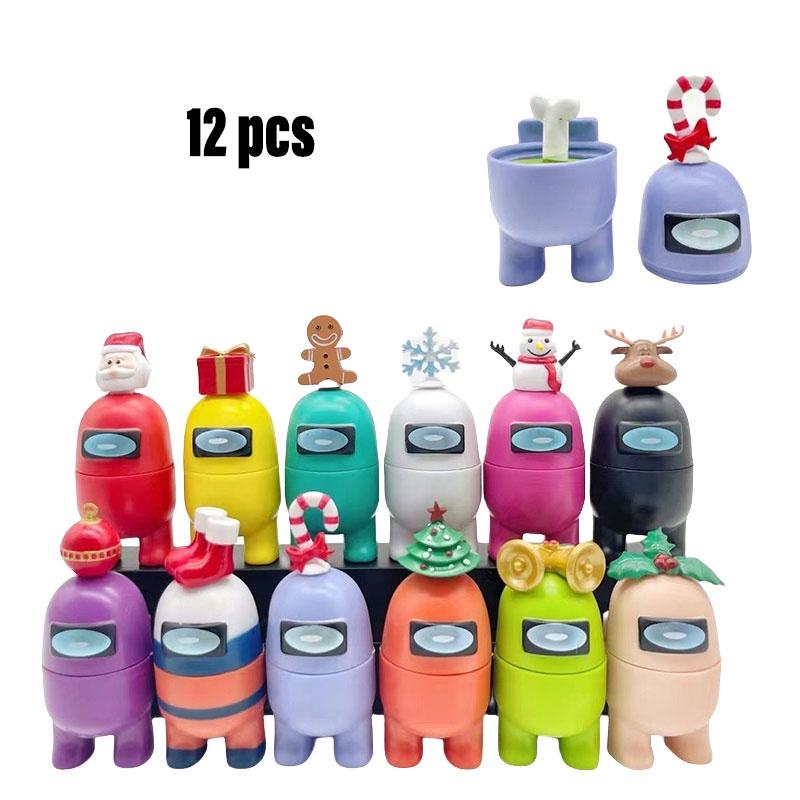 Among Us Game 12 Characters Toy Figures Wholesale Cartoon Style