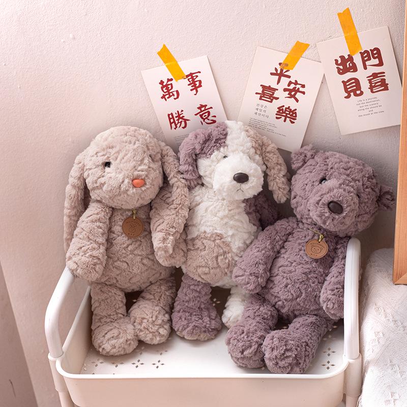 Bangbang Rabbit Plush Toy - Cute Lop-Eared Rabbit Teddy Bear Doll, Perfect Qixi Gift for Children and Girls