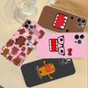 Cute Domo Kun Phone Case For IPhone 17 16 15 14 13 11 12 Pro Max 16 Plus Transparent