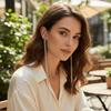 Exaggerated Long Fringed Ear Clips Tassel Fake Cartilage Earrings  Evening Gala